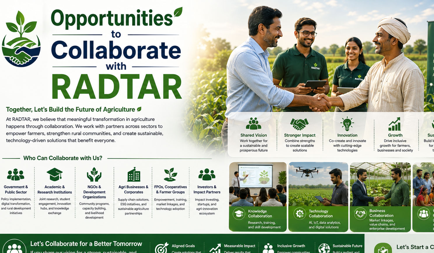 Opportunities to Collaborate with RADTAR